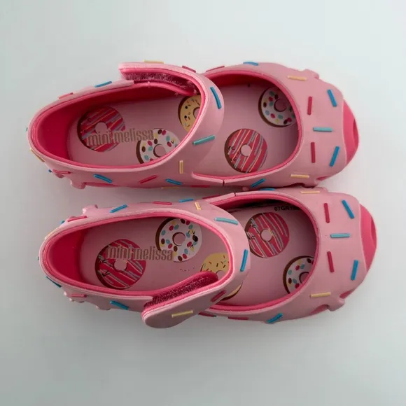 Mini Melissa Toddler Girl Ultragirl Donut Flat Shoe size 8