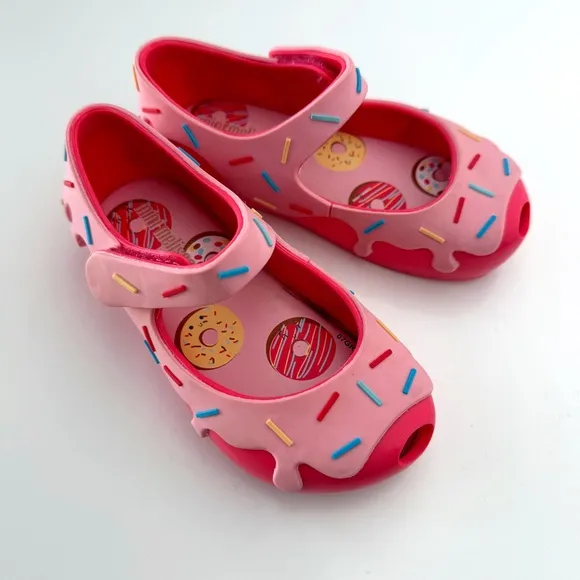 Mini Melissa Toddler Girl Ultragirl Donut Flat Shoe size 8