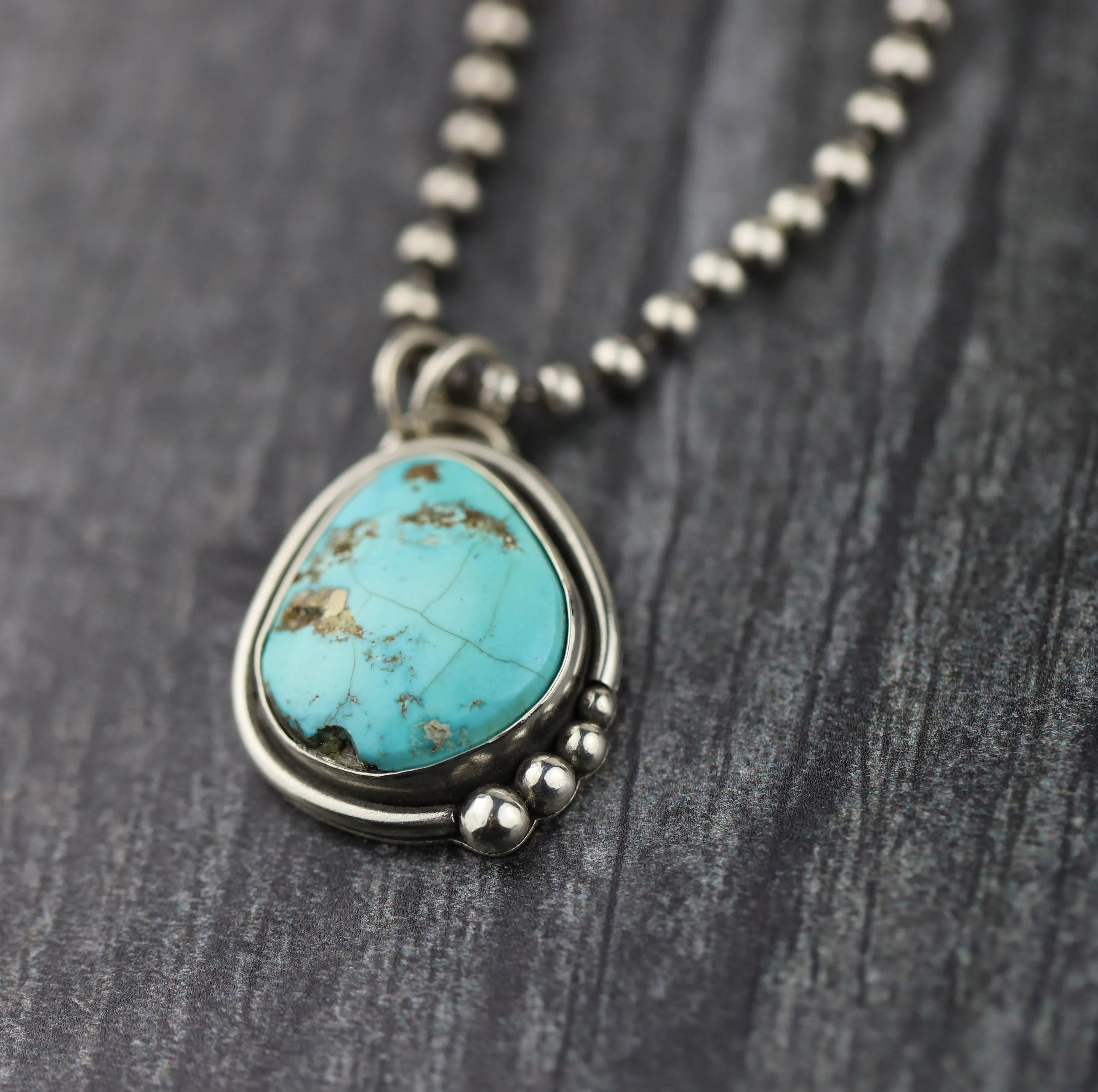 Morenci Turquoise Statement Necklace