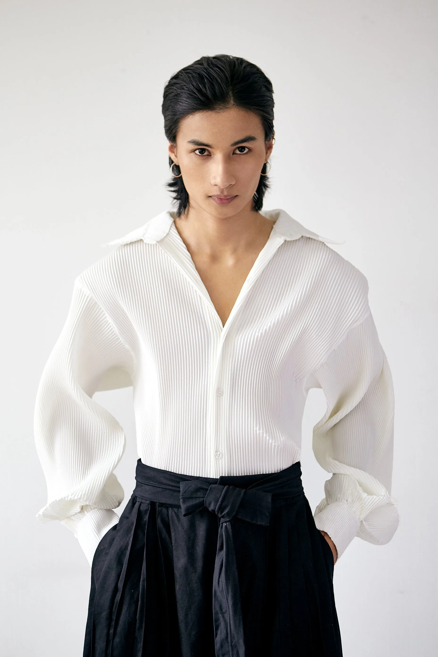 Nameless Pleated Shirt