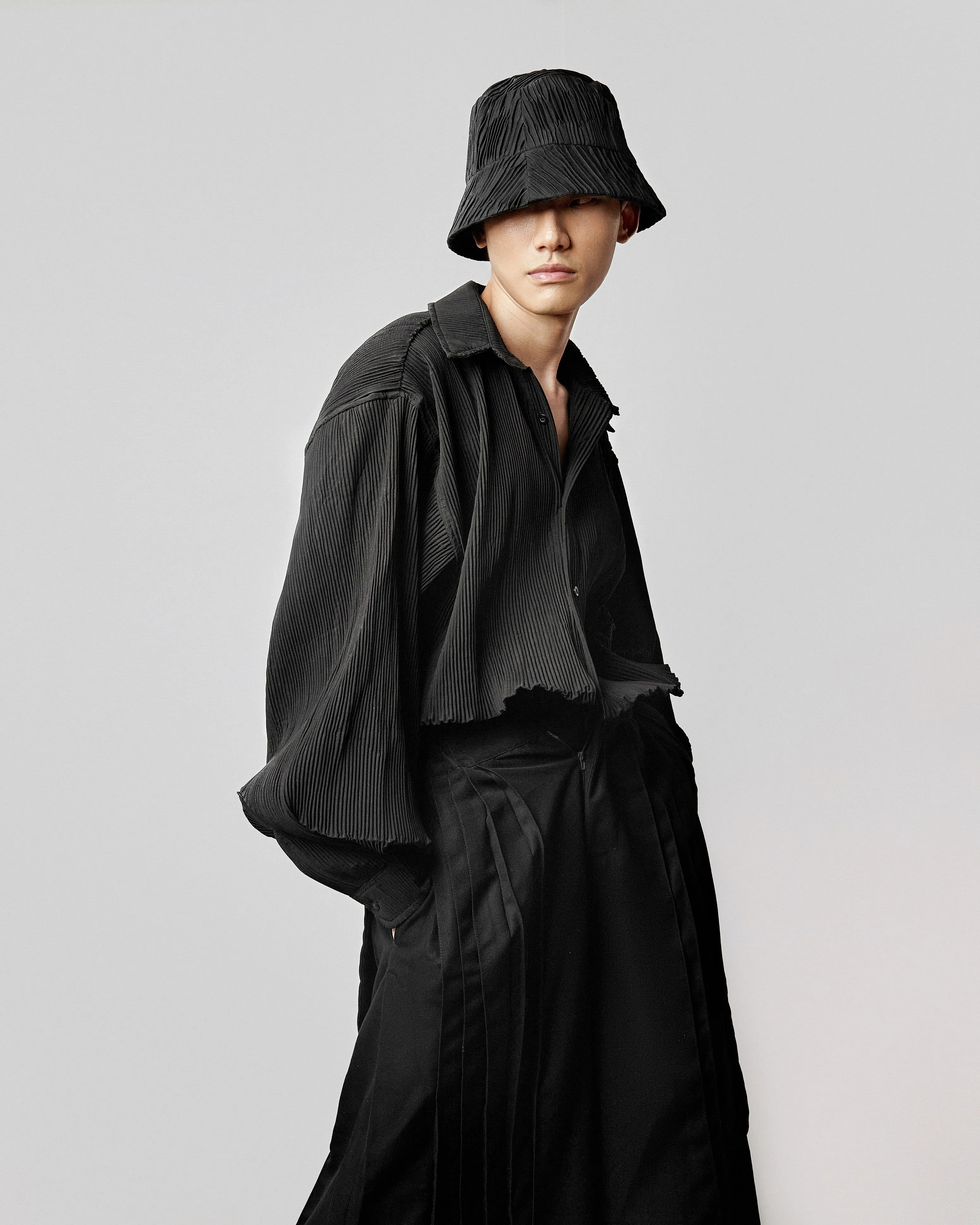 Nameless Pleated Shirt