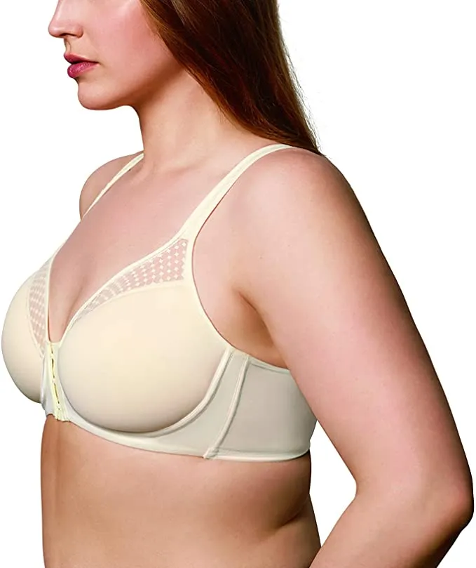 New WonderBra Plus Front Closing Spacer Fabric Bra, Sz 42DDD, also Fits 44DD!