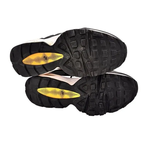 Nike Air Max 95 Black &amp; Gold 905348-032 YOUTH Size 6y