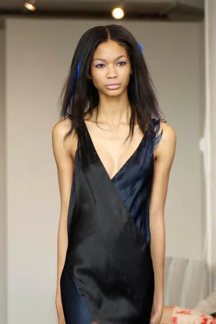 Nina Ricci Resort 2008 by Olivier Theyskens Bias Cut with Feather Detail
