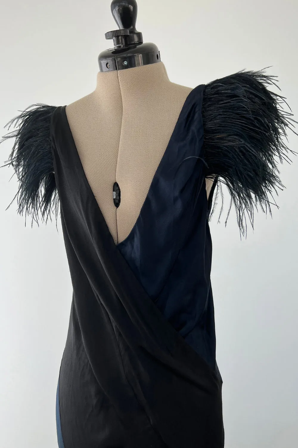 Nina Ricci Resort 2008 by Olivier Theyskens Bias Cut with Feather Detail