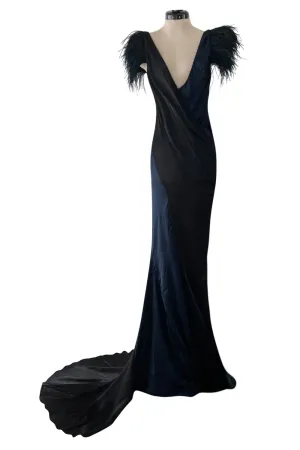 Nina Ricci Resort 2008 by Olivier Theyskens Bias Cut with Feather Detail