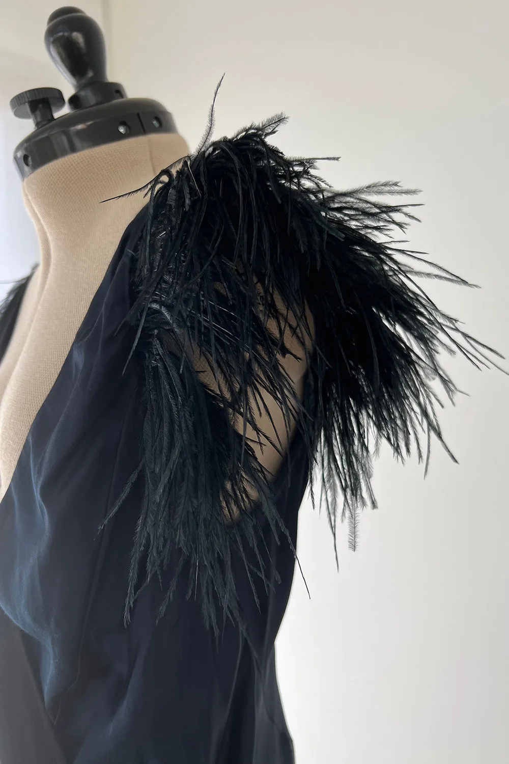 Nina Ricci Resort 2008 by Olivier Theyskens Bias Cut with Feather Detail