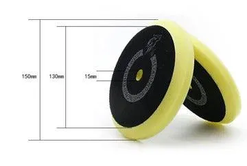 North Wolf DA Yellow Polishing Foam Pad, 5"