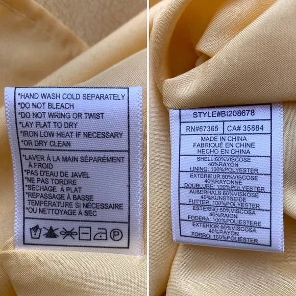 NWT BB Dakota Kaless Ruffled Yellow Mini Dress