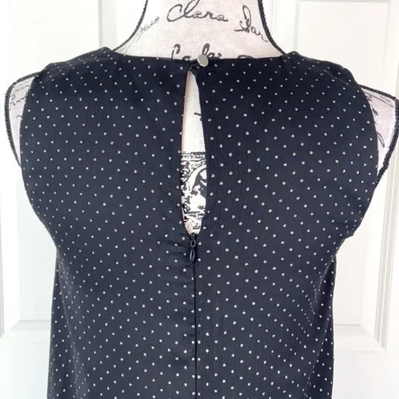 NWT Tommy Hilfiger Dotted Ruffled Hem Dress