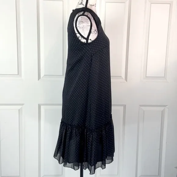NWT Tommy Hilfiger Dotted Ruffled Hem Dress