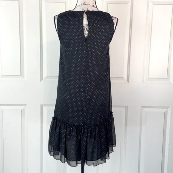 NWT Tommy Hilfiger Dotted Ruffled Hem Dress