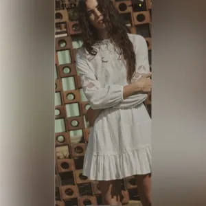 NWT Zara Cream Mini Dress