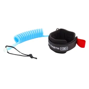 Ocean And Earth Basic Coiled Wrist Bodyboard Leash - Blue