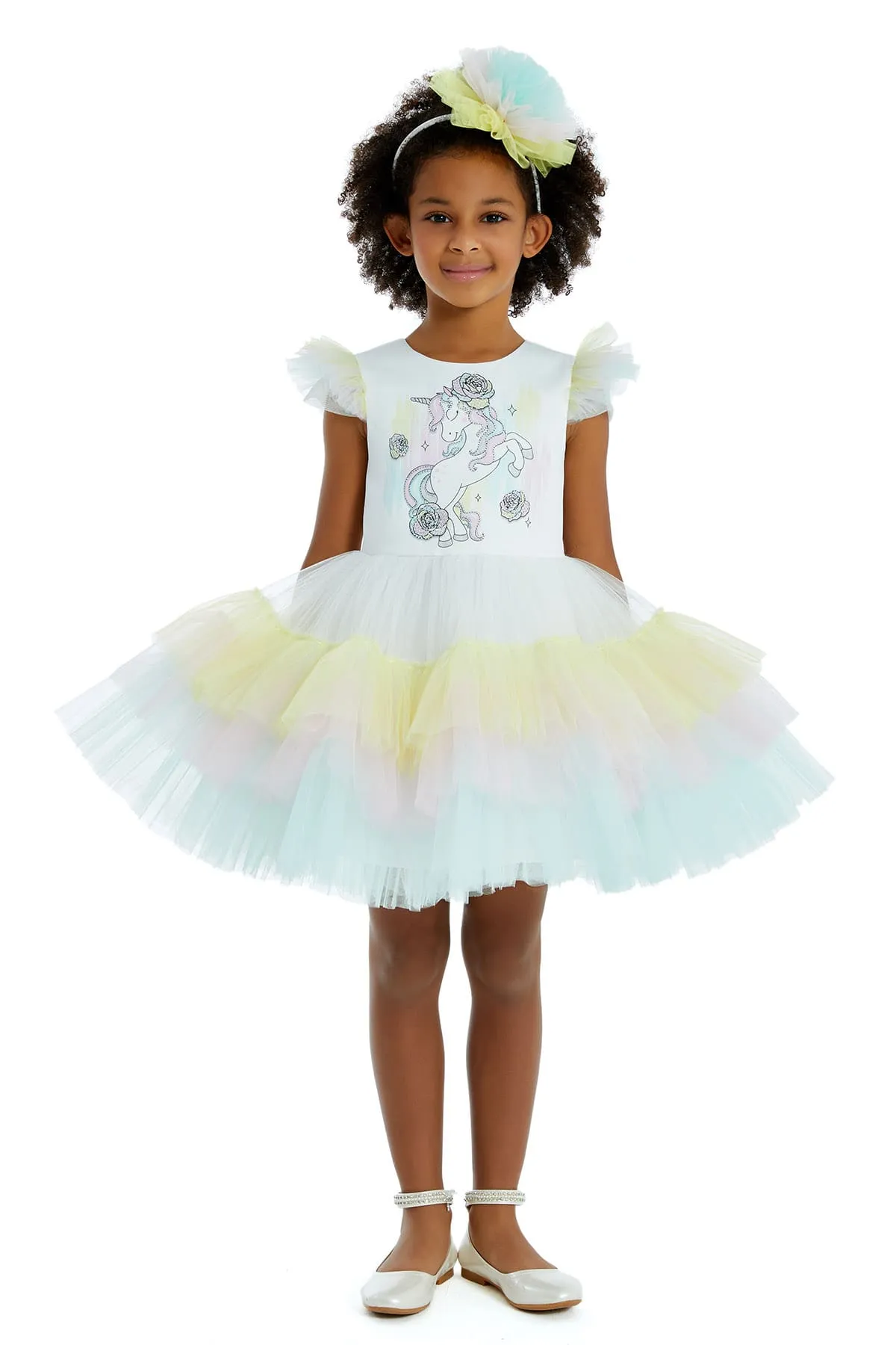 Ombre Blue Tutu Dress Unicorn Birthday Party