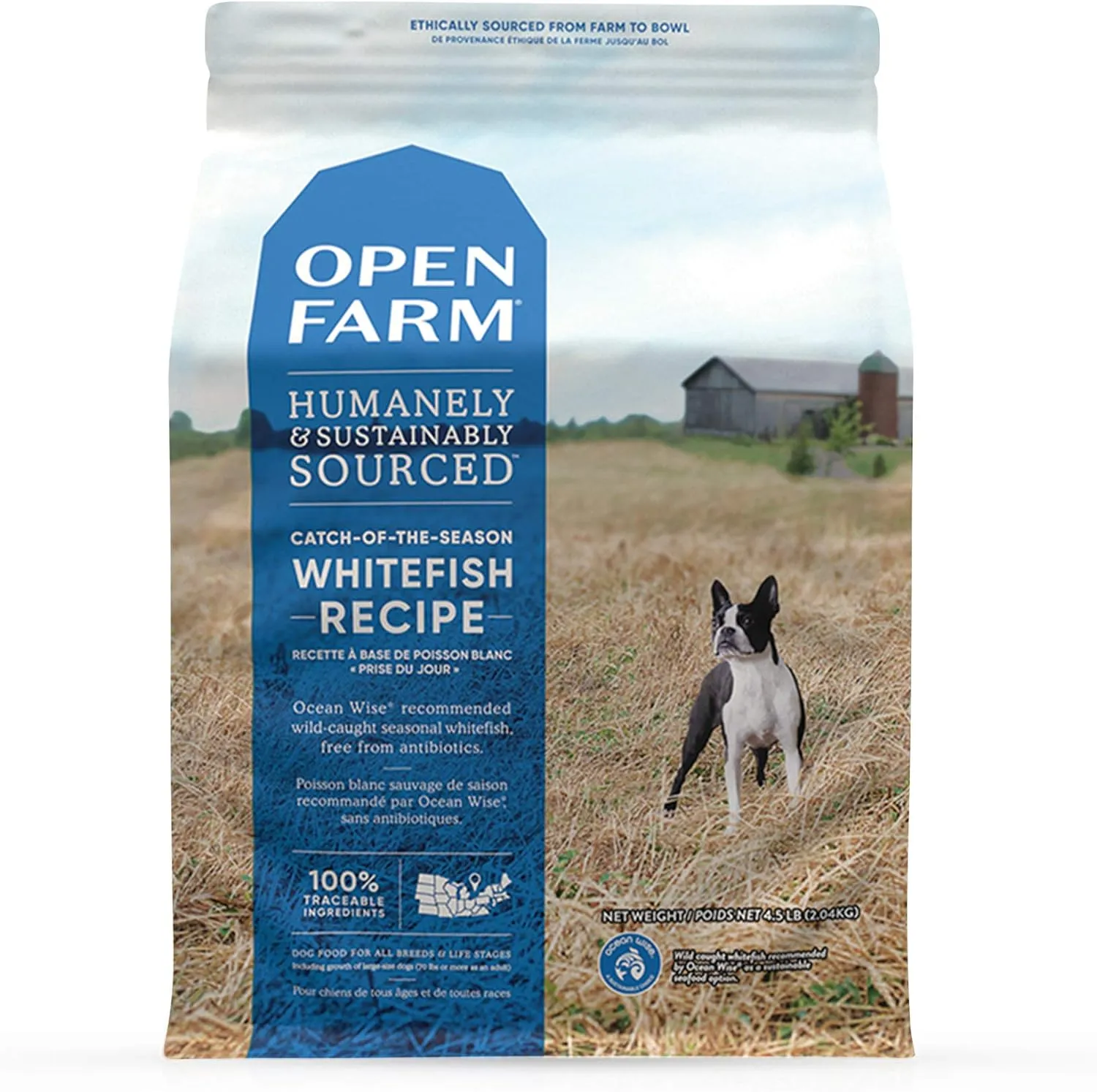 Open Farm Dry Dog Food Whitefish