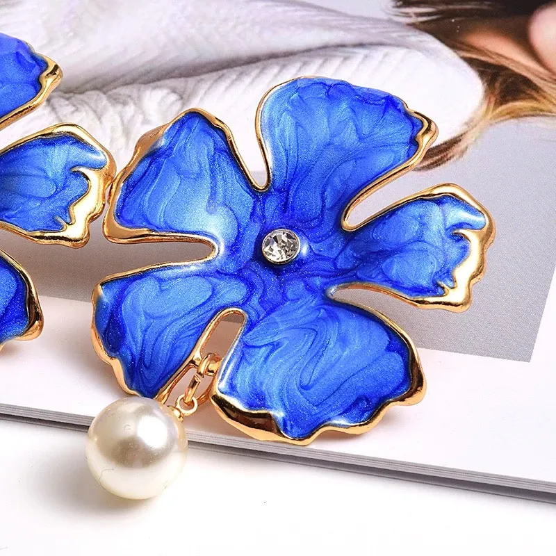 ORCHID STATEMENT EARRINGS