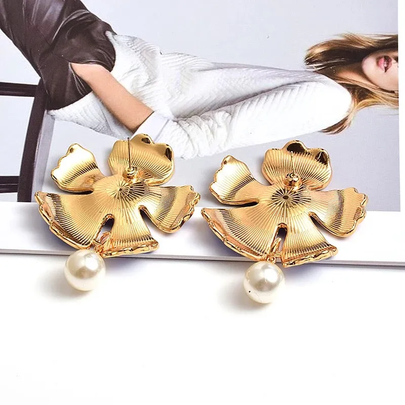 ORCHID STATEMENT EARRINGS
