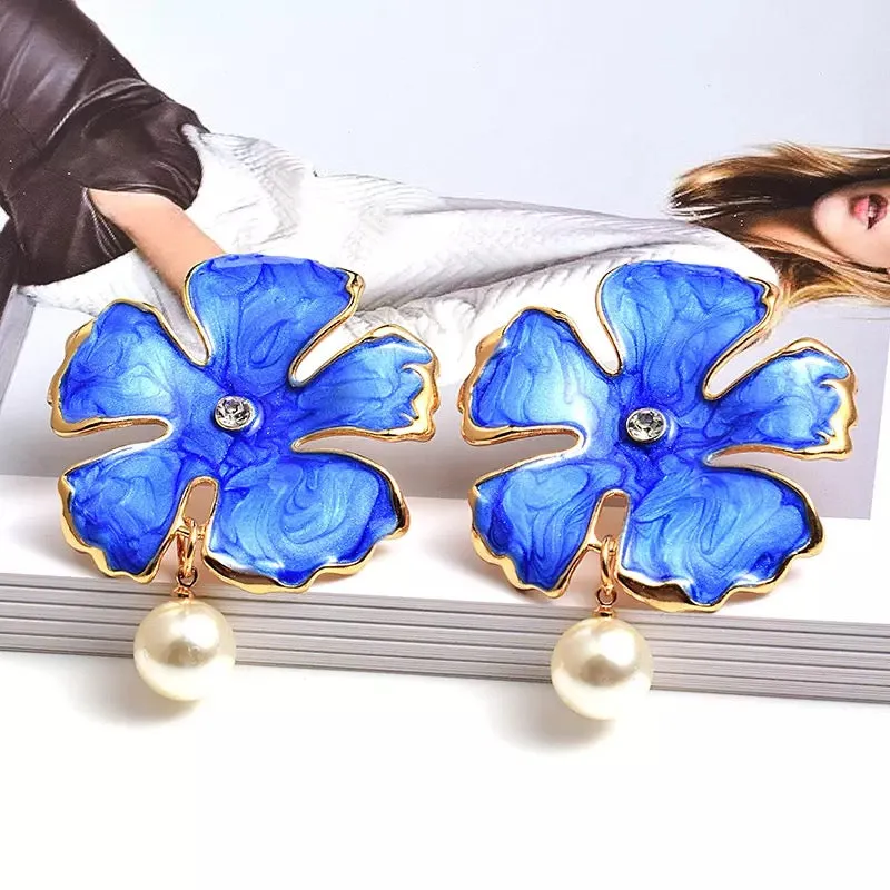 ORCHID STATEMENT EARRINGS