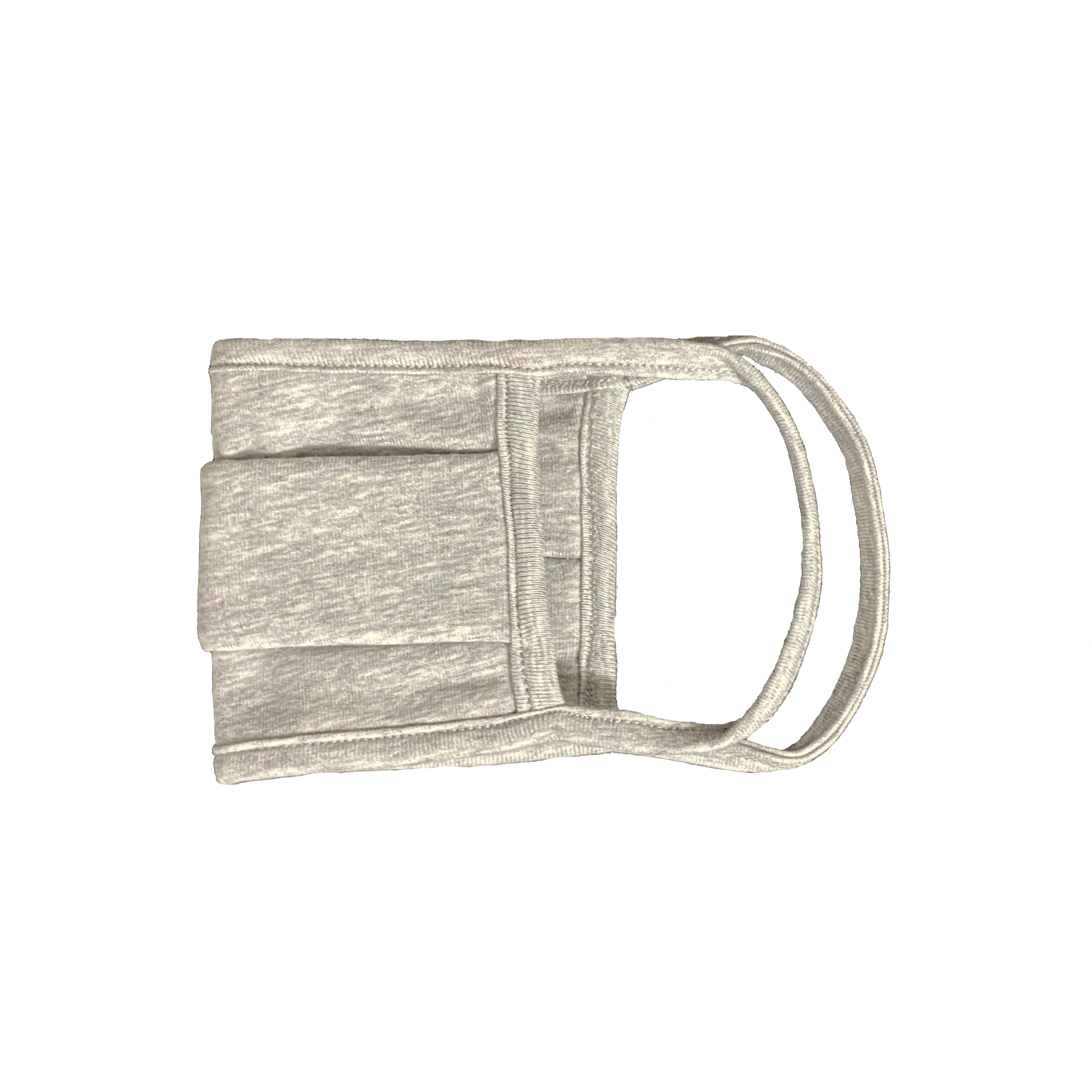 Organic Cotton Face Mask - Double Layers Face Mask - Reusable and Washable - Protective Dust Mask - Unisex Face Mask - Gray