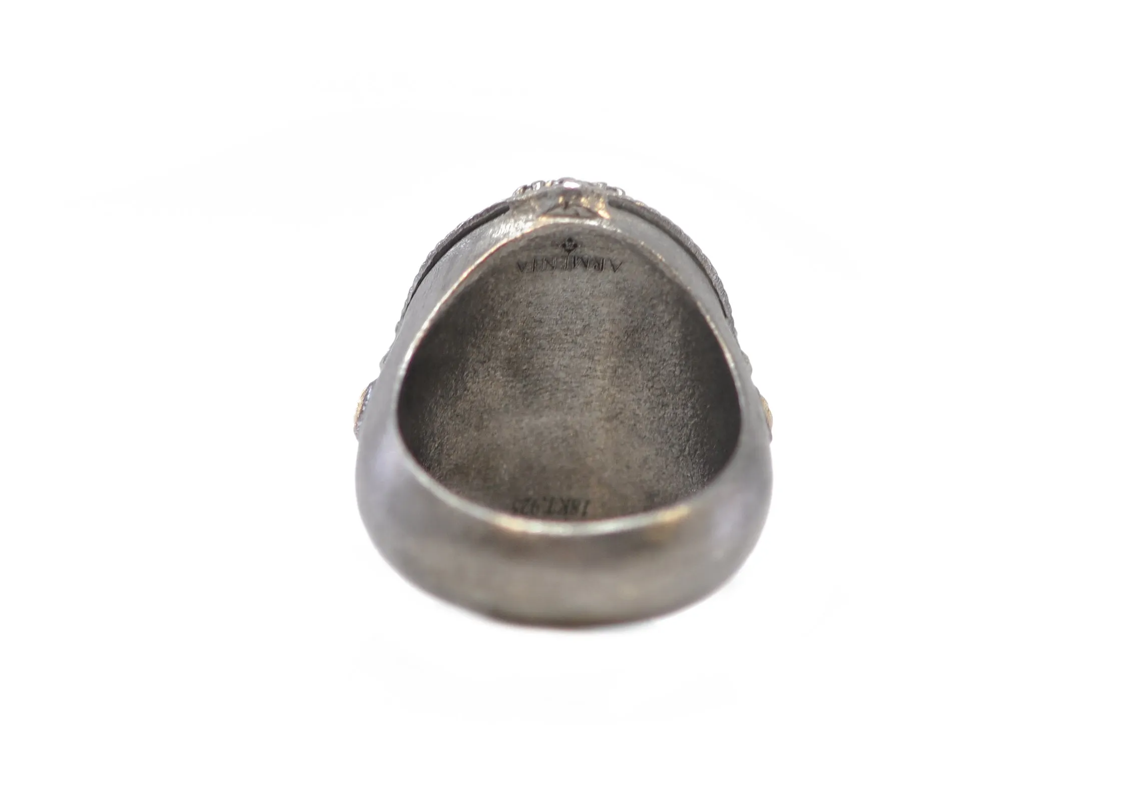 OVAL TURKISH CHALCEDONY STATEMENT RING
