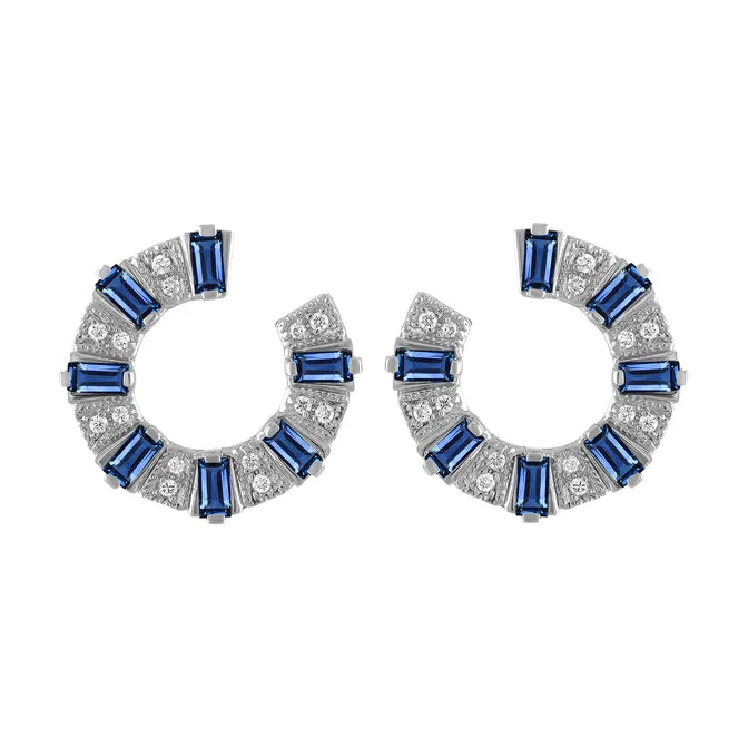 Paloma Statement Baguette Studs