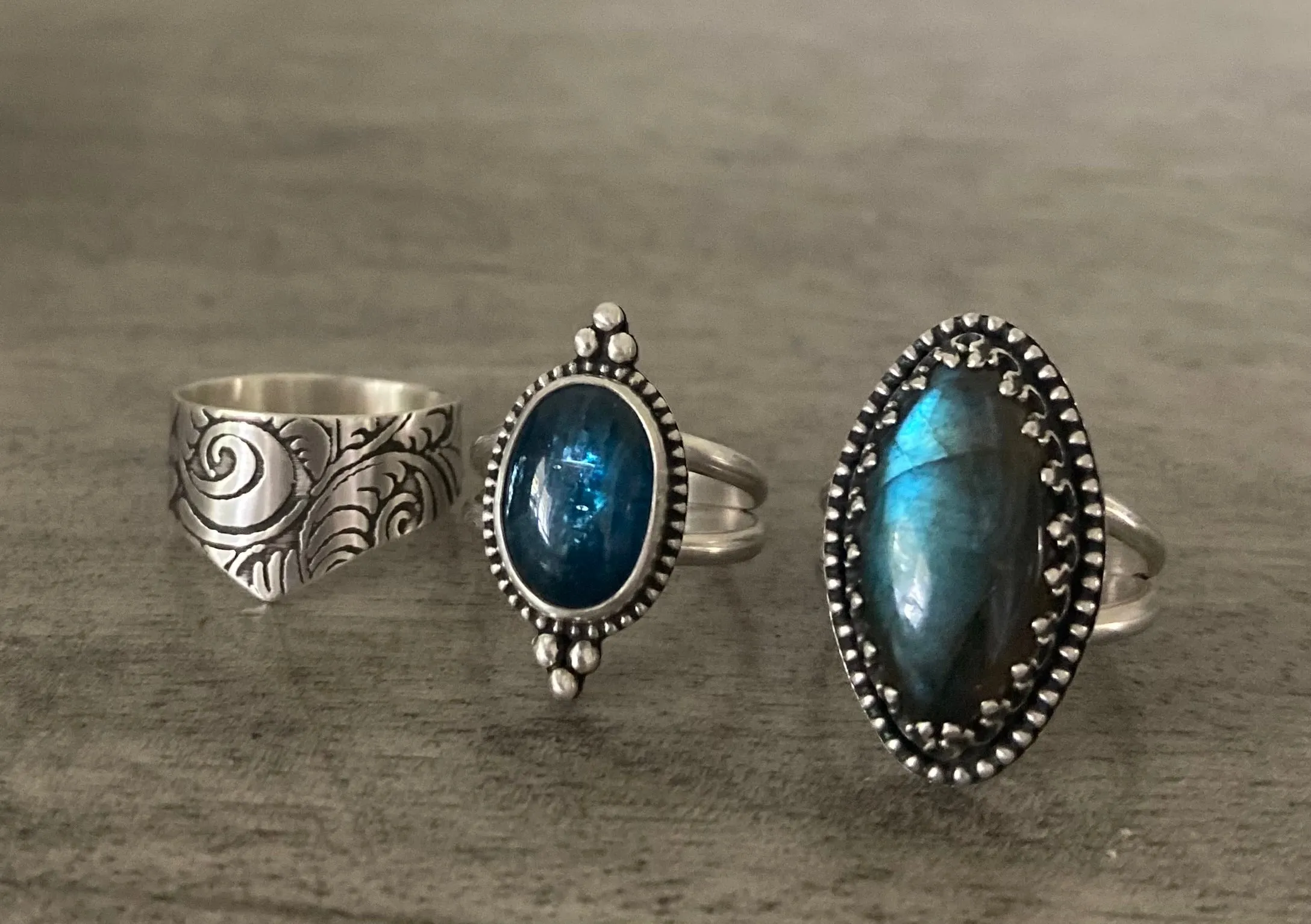 Paraiba Kyanite Ring