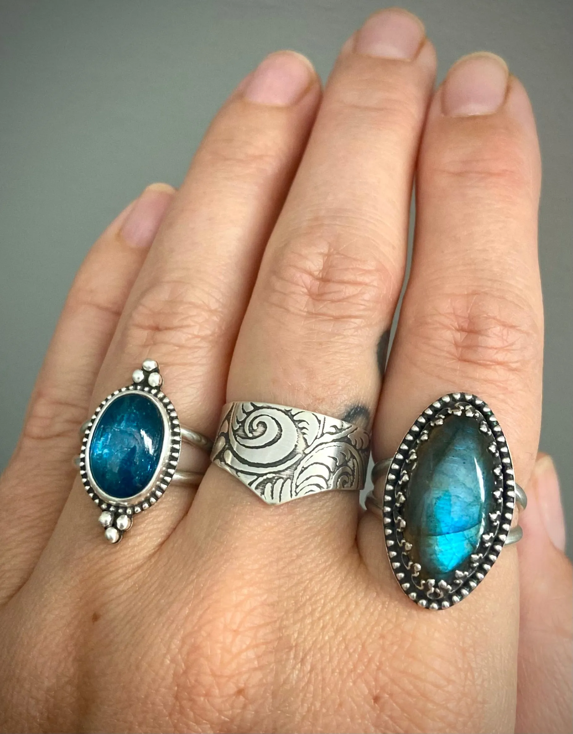 Paraiba Kyanite Ring