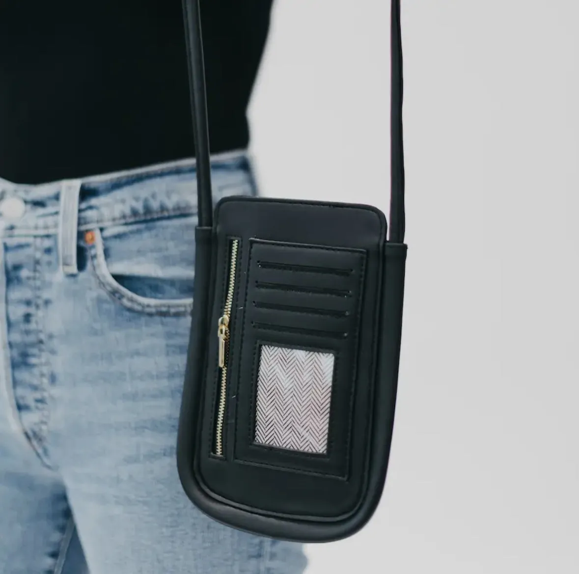 Parker Phone Crossbody Bag | Black