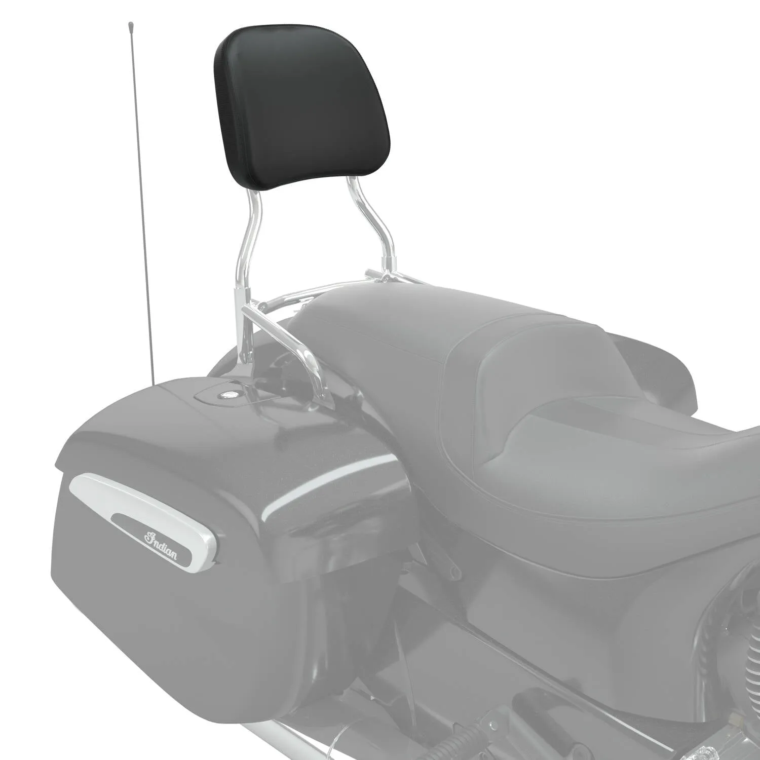 Passenger Backrest Pad, Black