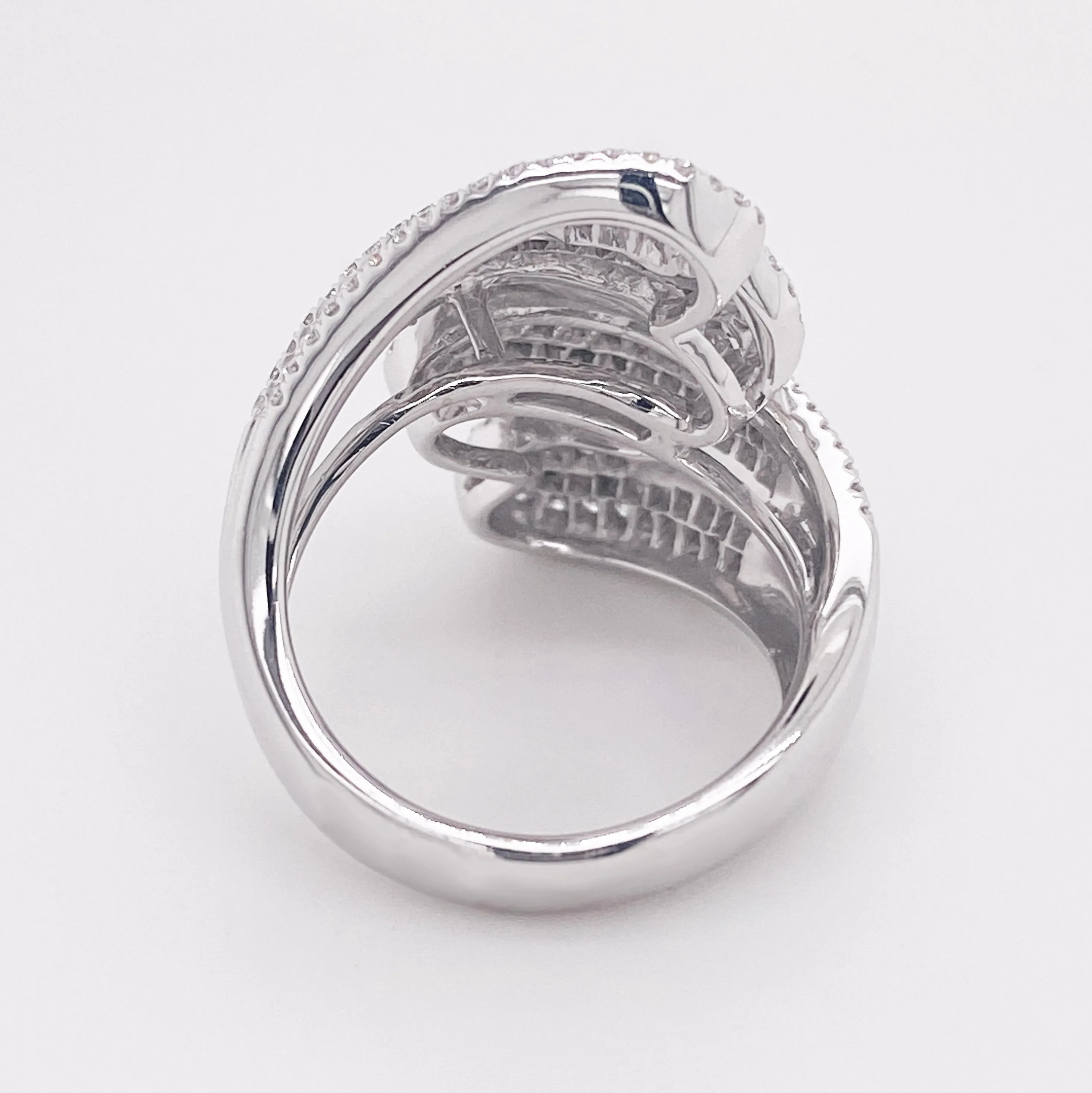 Pave Diamond Statement Ring