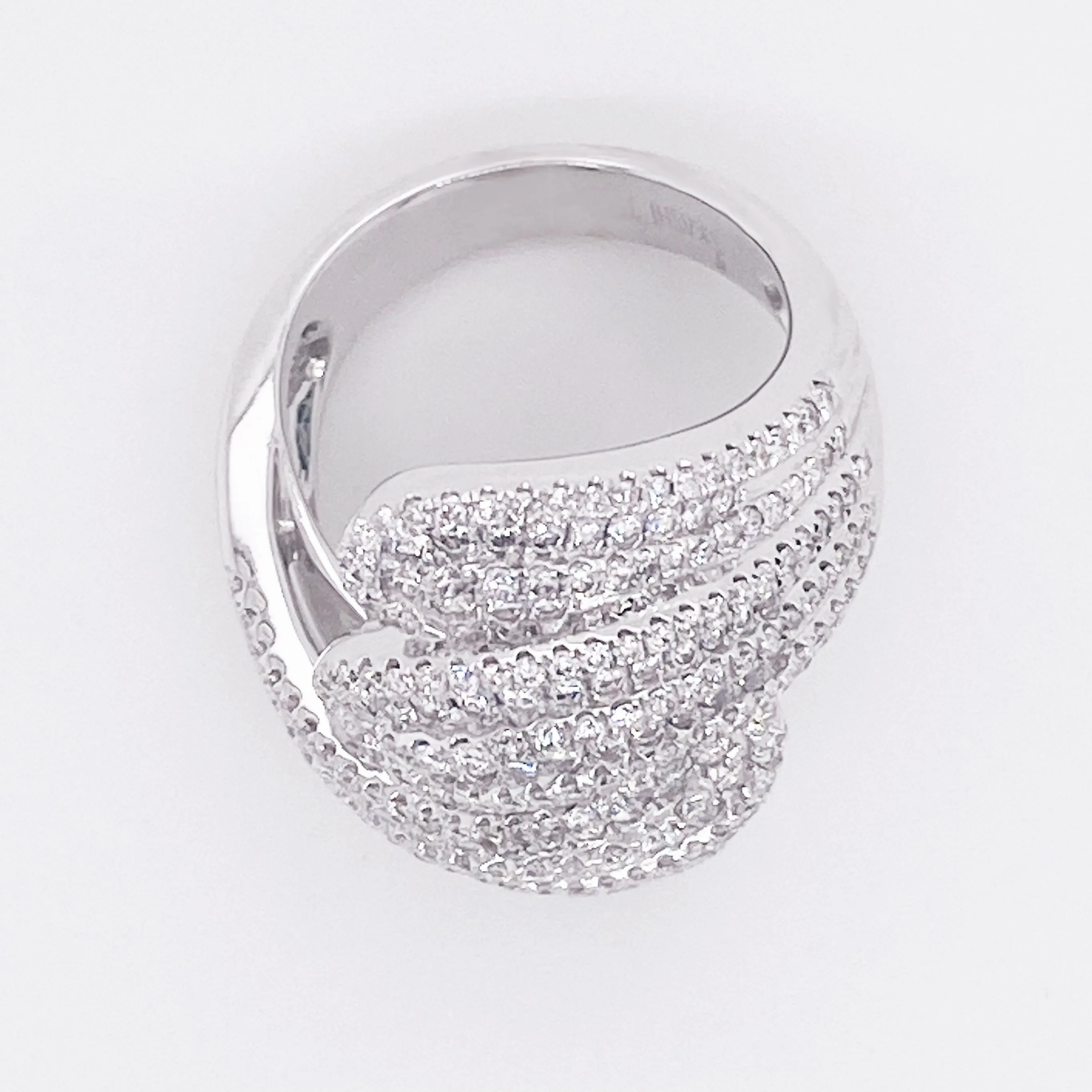 Pave Diamond Statement Ring