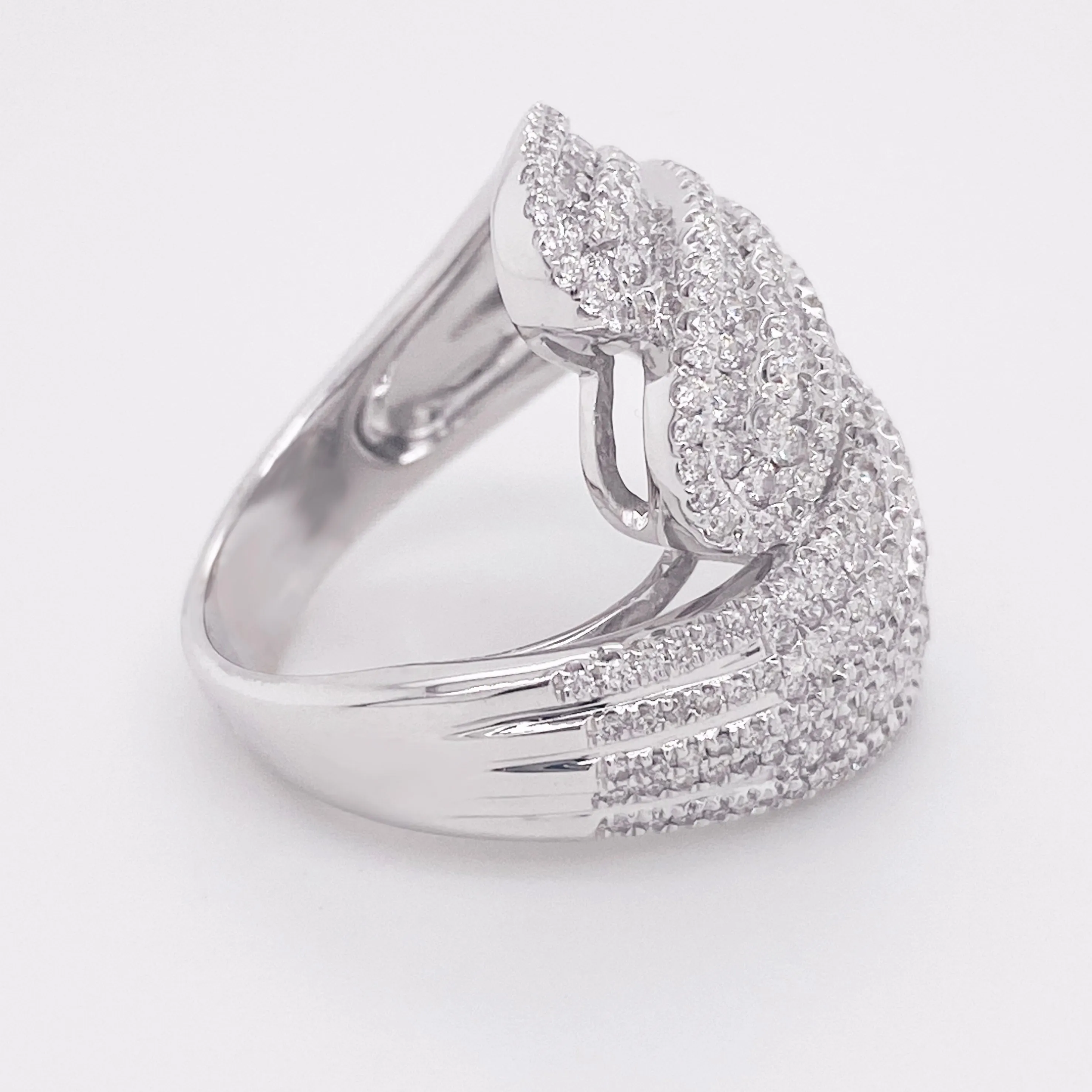 Pave Diamond Statement Ring