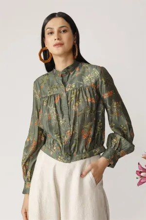 Payal Pratap   II   Morning Glory Holly High Neck Top