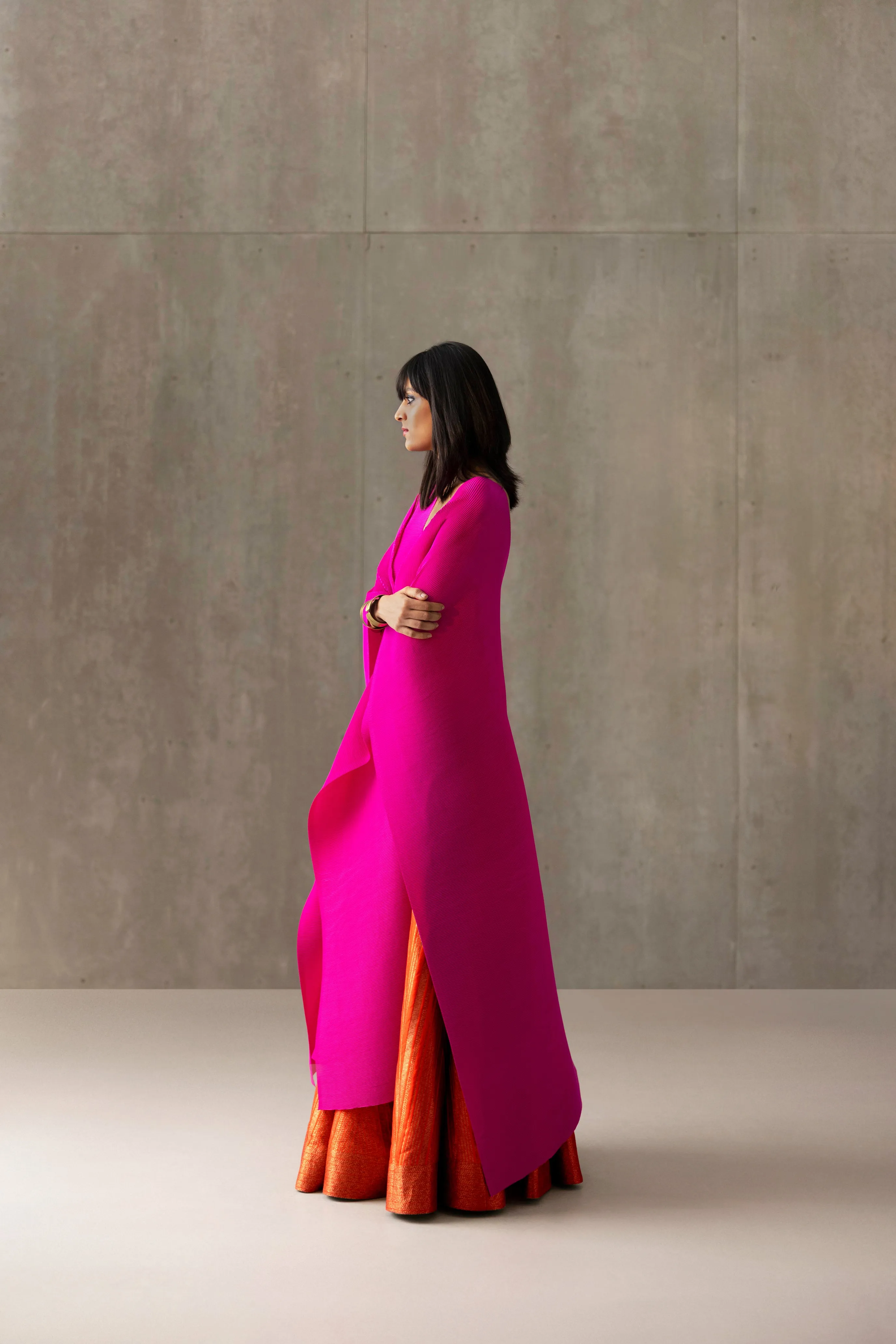 Pleated Cape