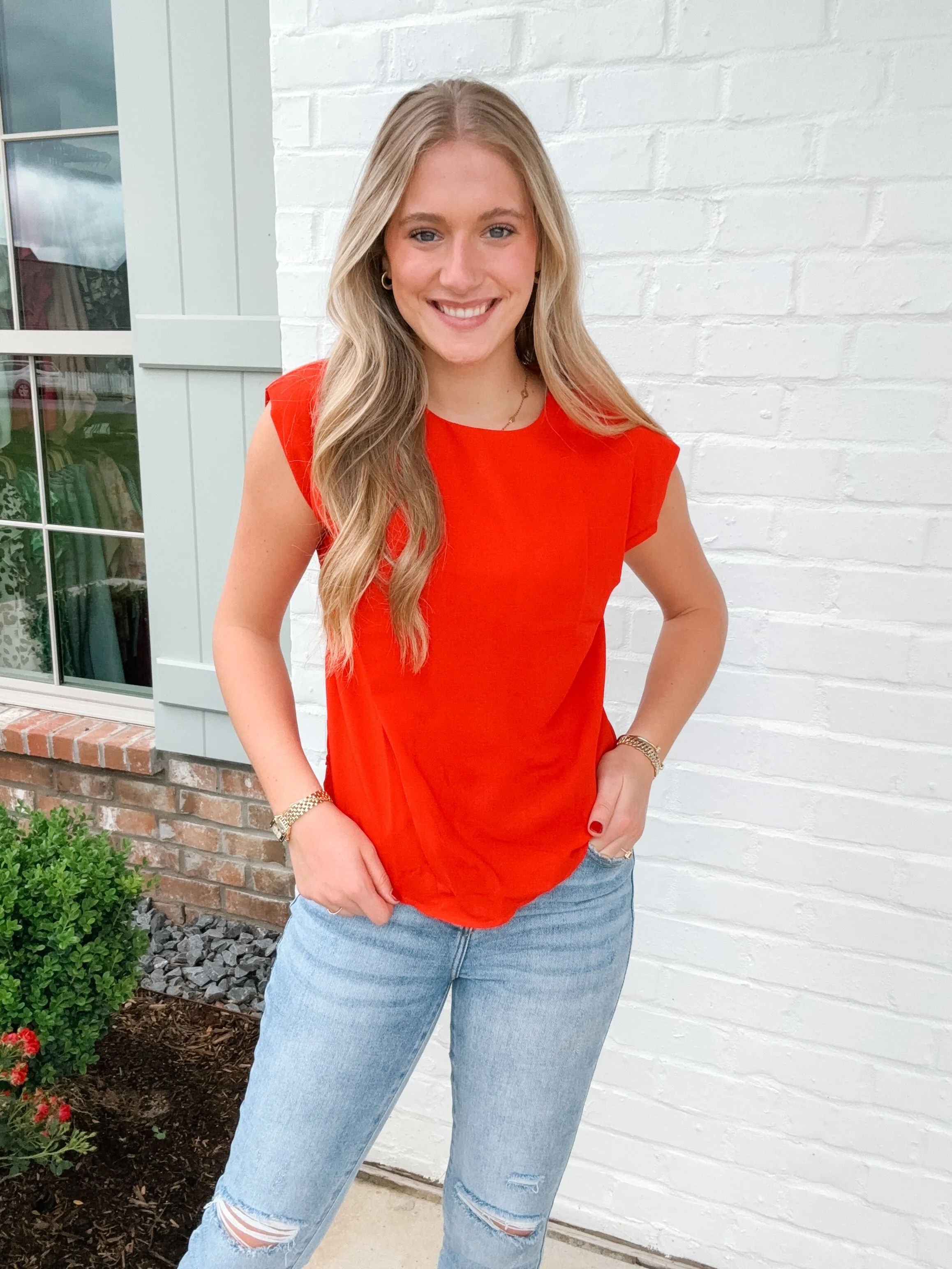 Pleated Drape Blouse