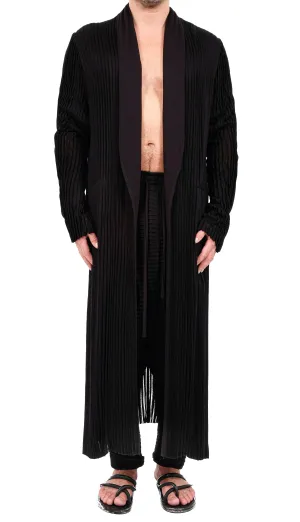 Pleated Viscose Robe
