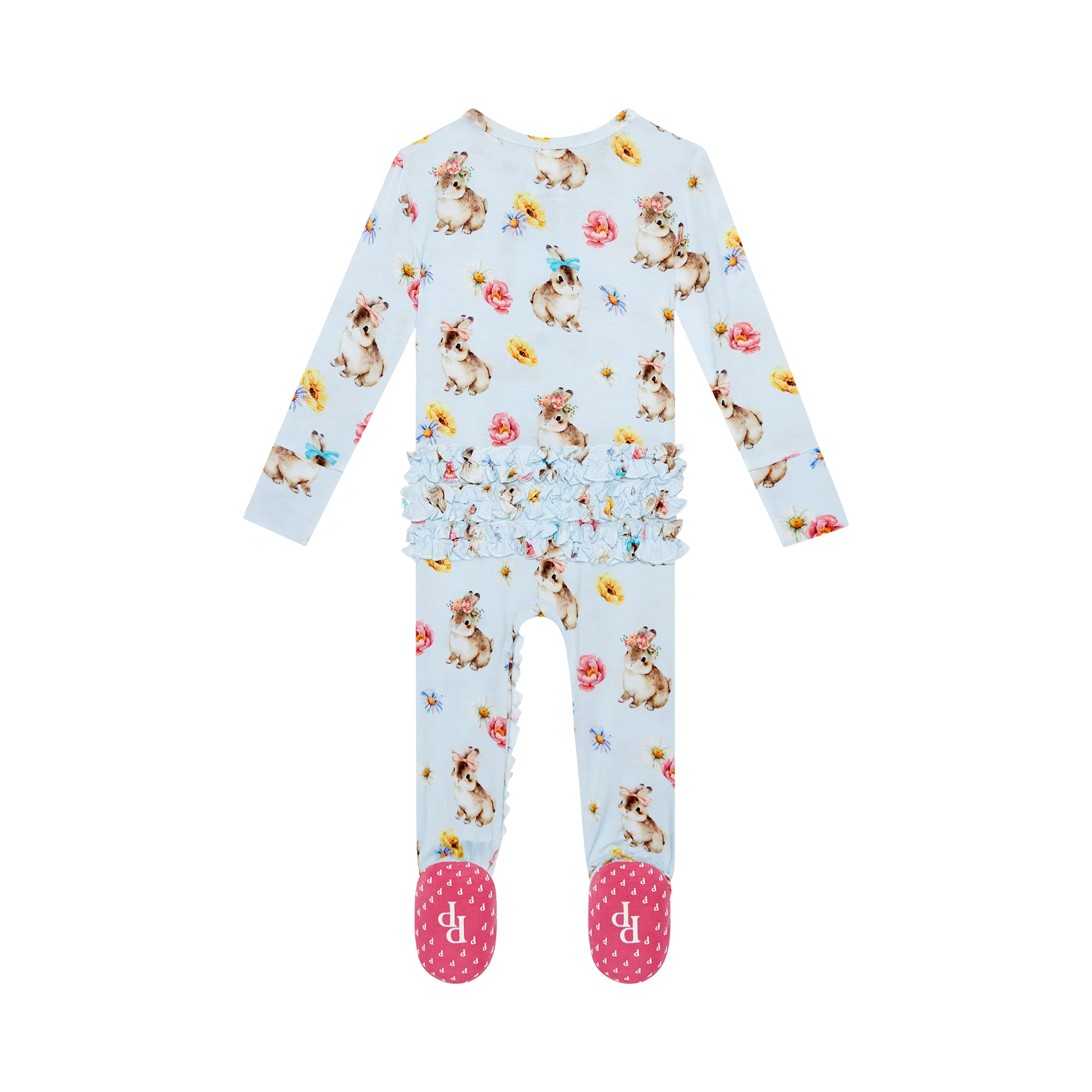 Posh Peanut Tinsley Jane Footie Ruffled Zippered One Piece