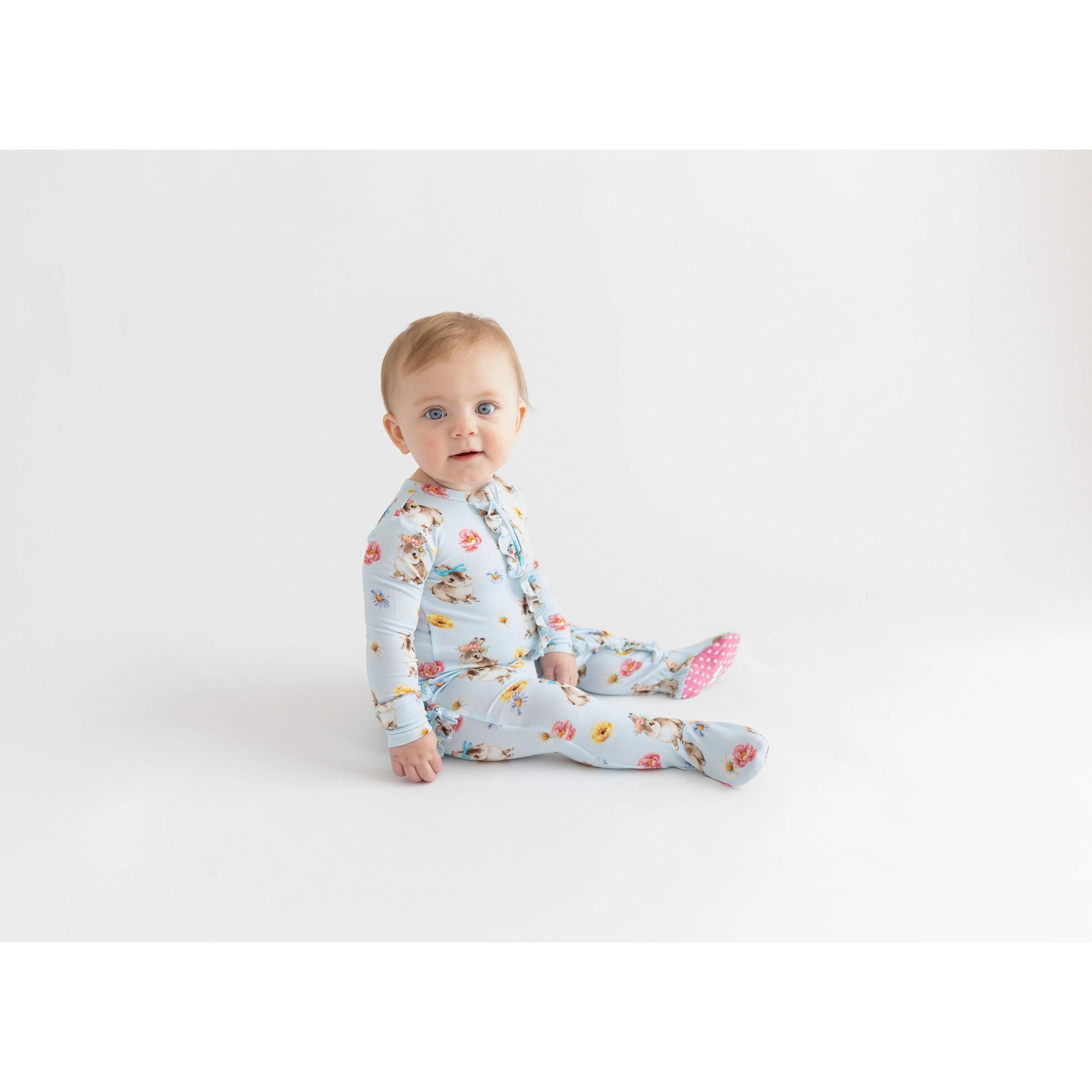 Posh Peanut Tinsley Jane Footie Ruffled Zippered One Piece