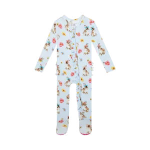 Posh Peanut Tinsley Jane Footie Ruffled Zippered One Piece