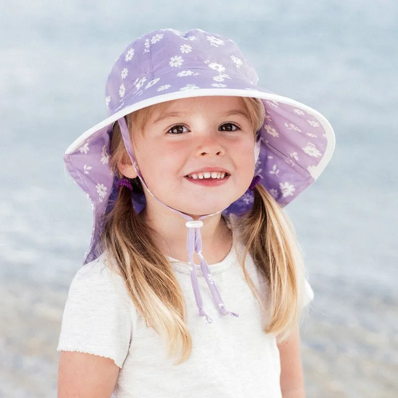 Purple Daisy - Cotton Adventure Hat