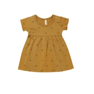 Quincy Mae S/S Baby Dress - Suns
