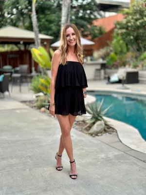 R45 PLEATED ROMPER