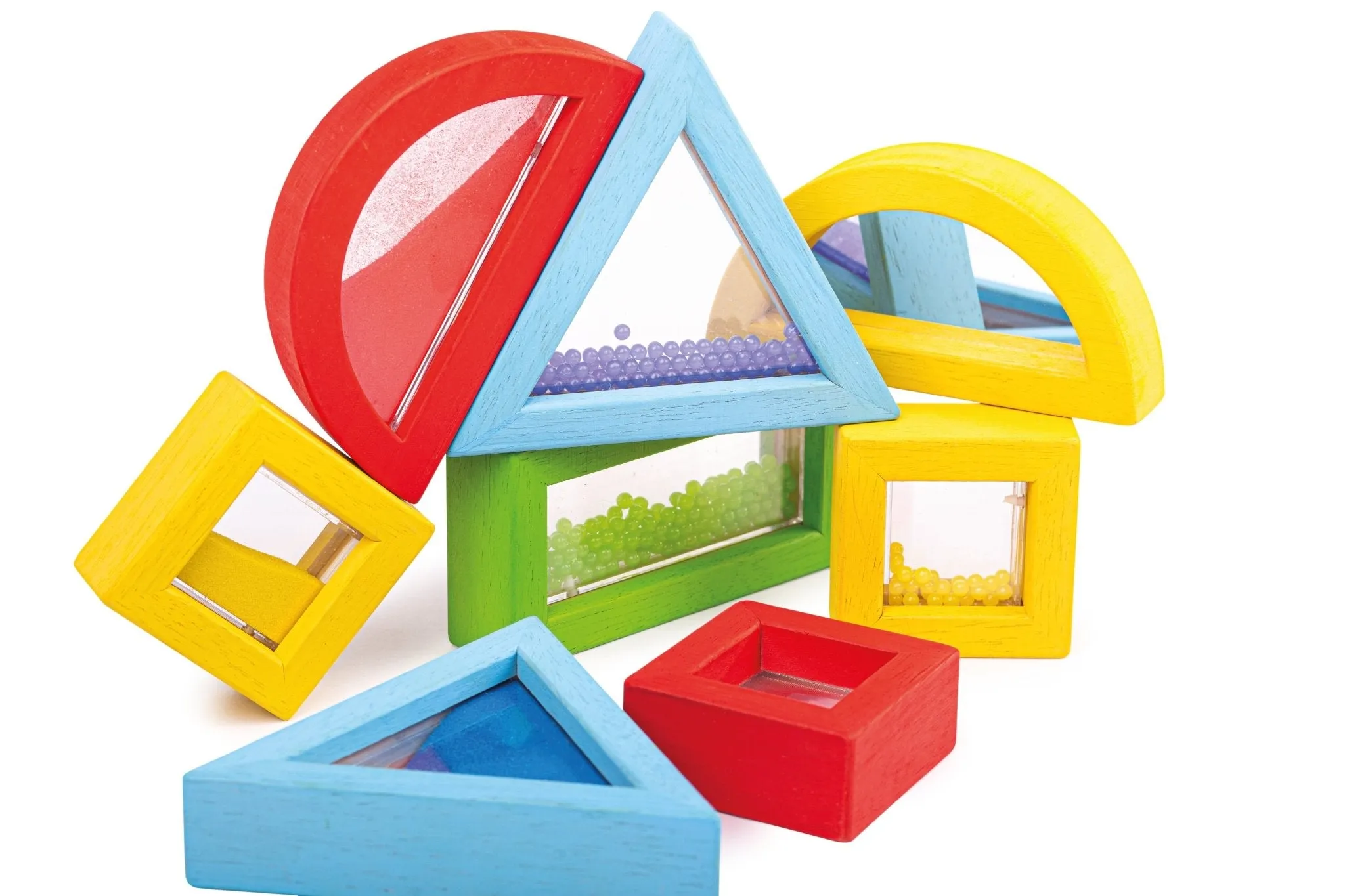 Rainbow Sensory Shapes Toy