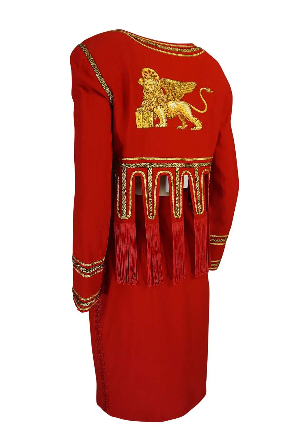 Rare 1989 Moschino Couture "Cruise Me Baby" I Love Venice Suit