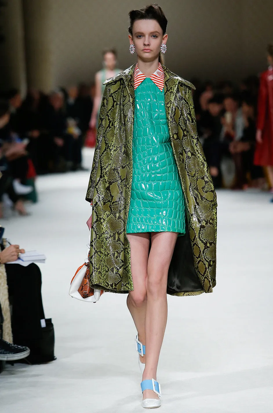 Rare Late 1950s, Early 1960s Mod Snakeskin Coat