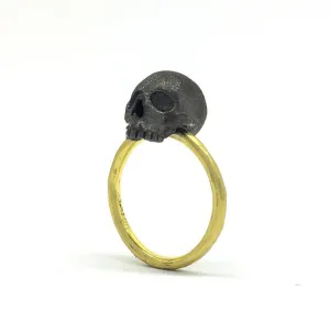 Romeo Gold Skull Ring