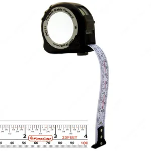 Ruban à mesurer flexible ProCarpenter Flatback à mesures métriques et impériales