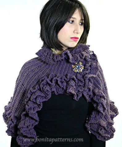 Ruffled Capelet
