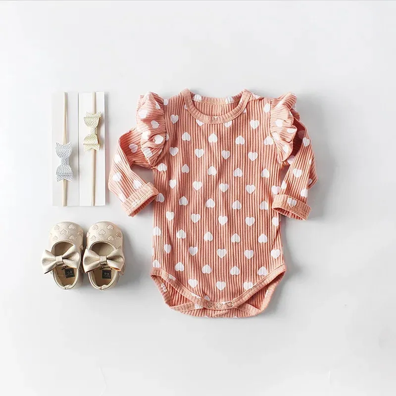 Ruffled Hearts Bodysuit